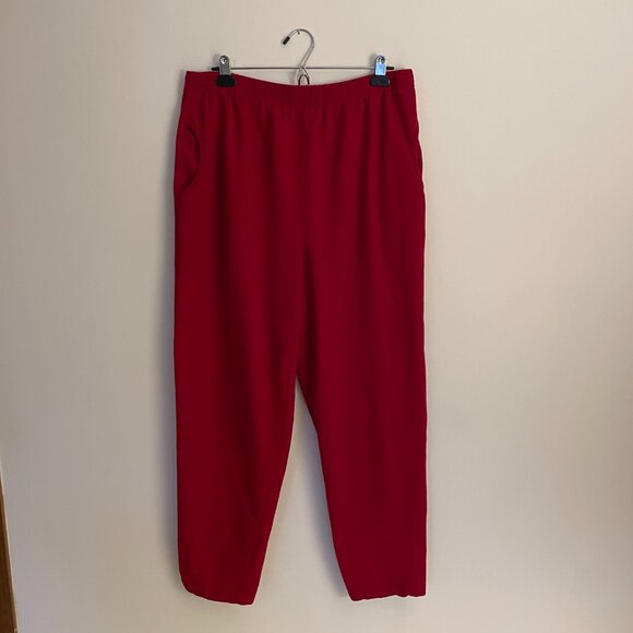 Women's Vintage Two-Piece Sweatsuit with Embroidery, Size 2X, Fair Condition - Picture 8 of 10